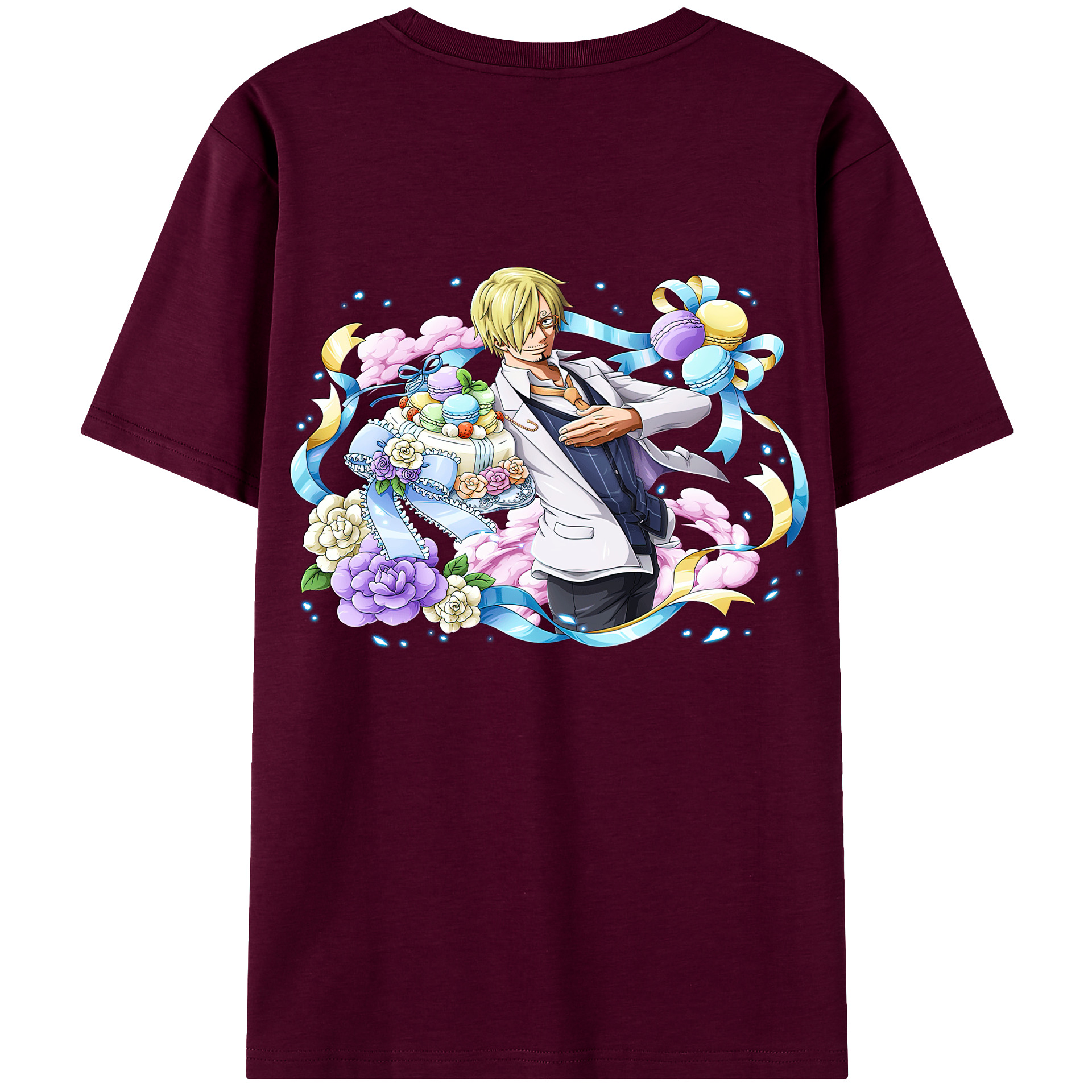 （画像用） ワンピース サンジ ONE PIECE Sanji レディース半袖Tシャツ(バックプリント)